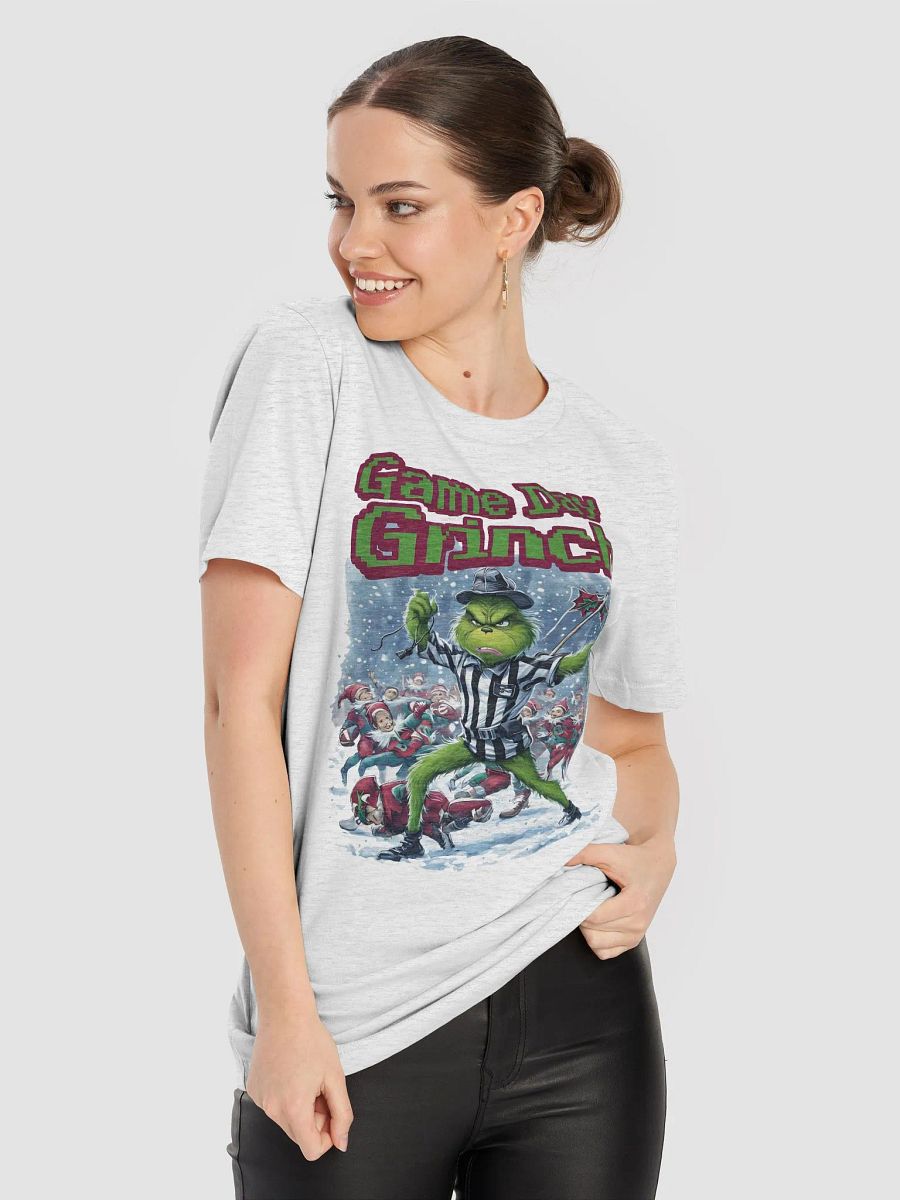 Game Day Grinch Christmas Football T-Shirt - Festive Holiday Sports Apparel for Fans product image (6)