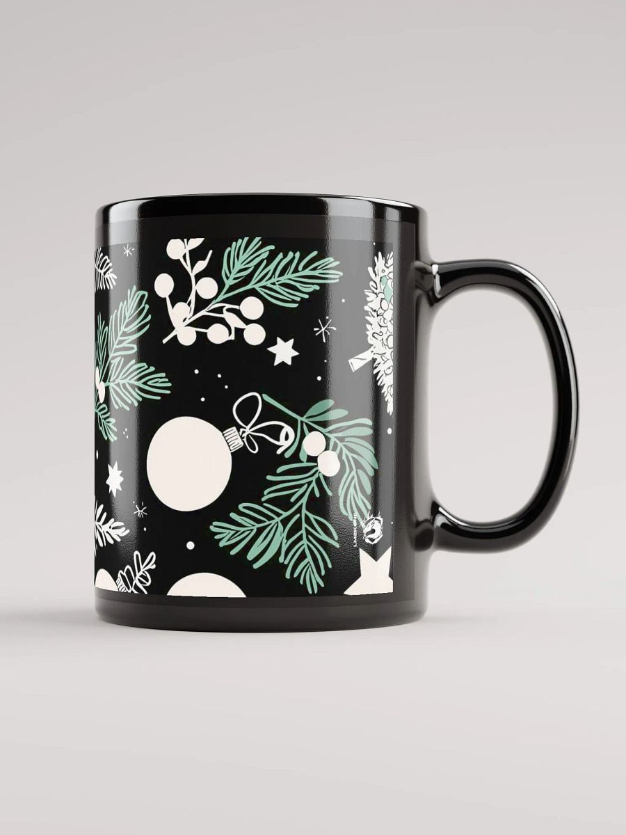 Holiday Magic Black Glossy Mug product image (3)