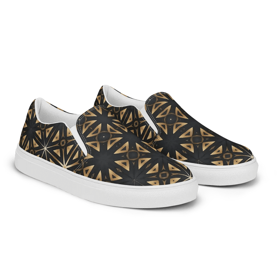 Symmetry in Gold Canvas Shoes product image (6)