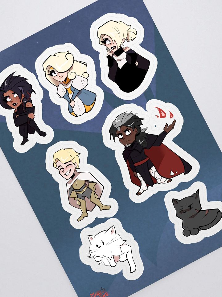 The Wrong Swan Character Sticker Sheet product image (1)