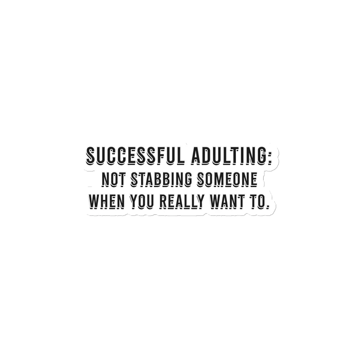 Successful Adulting Magnet product image (2)