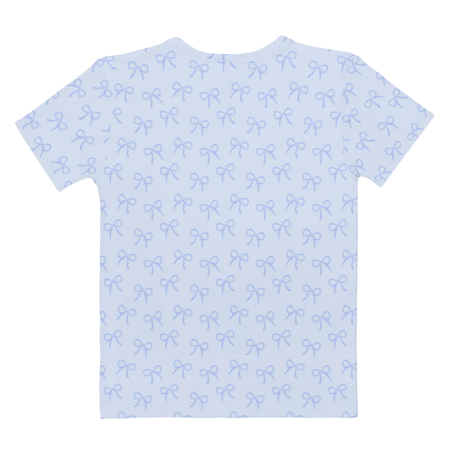 Dainty Light Blue Bows Women's T-Shirt product image (8)