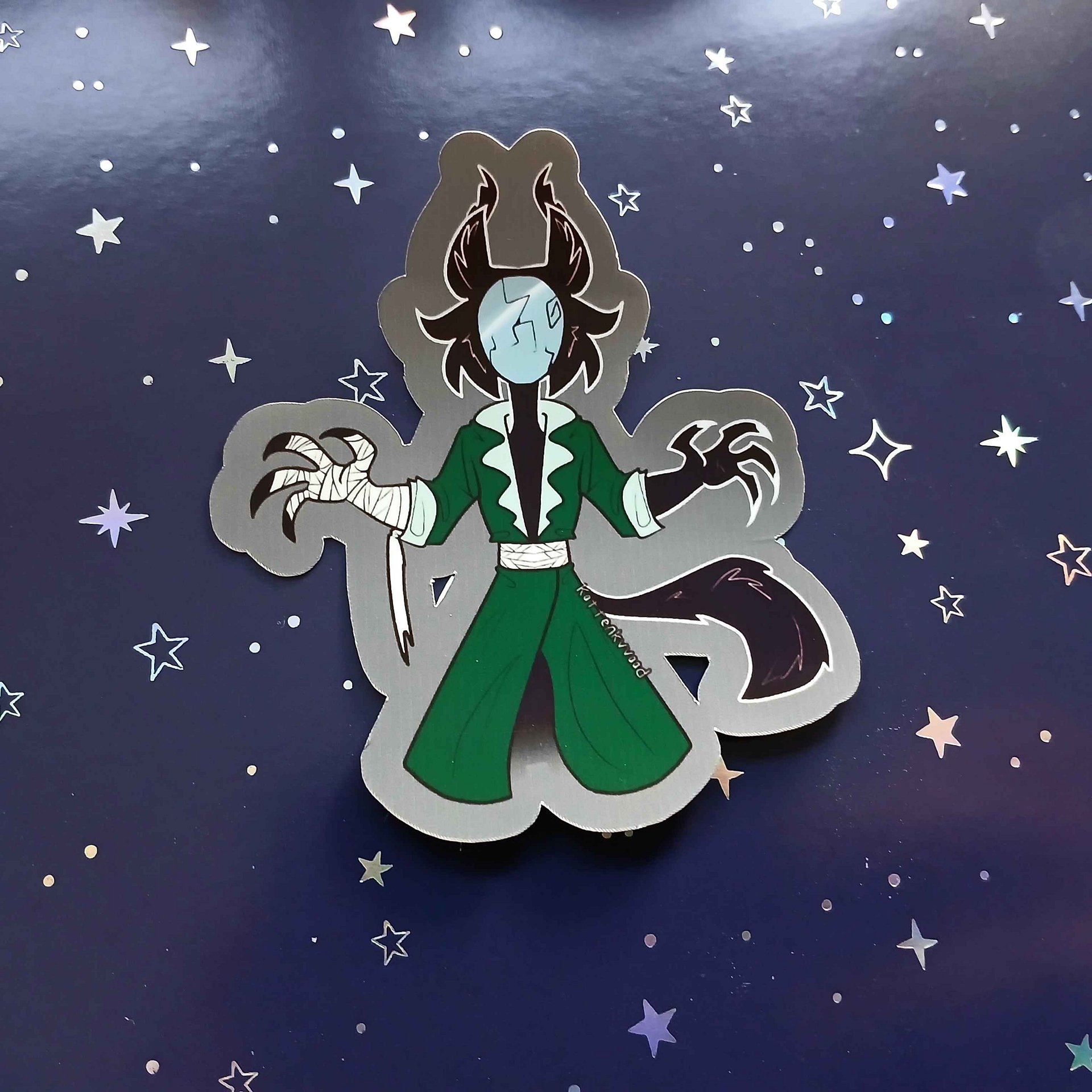 "Mirror-faced" sticker product image (1)