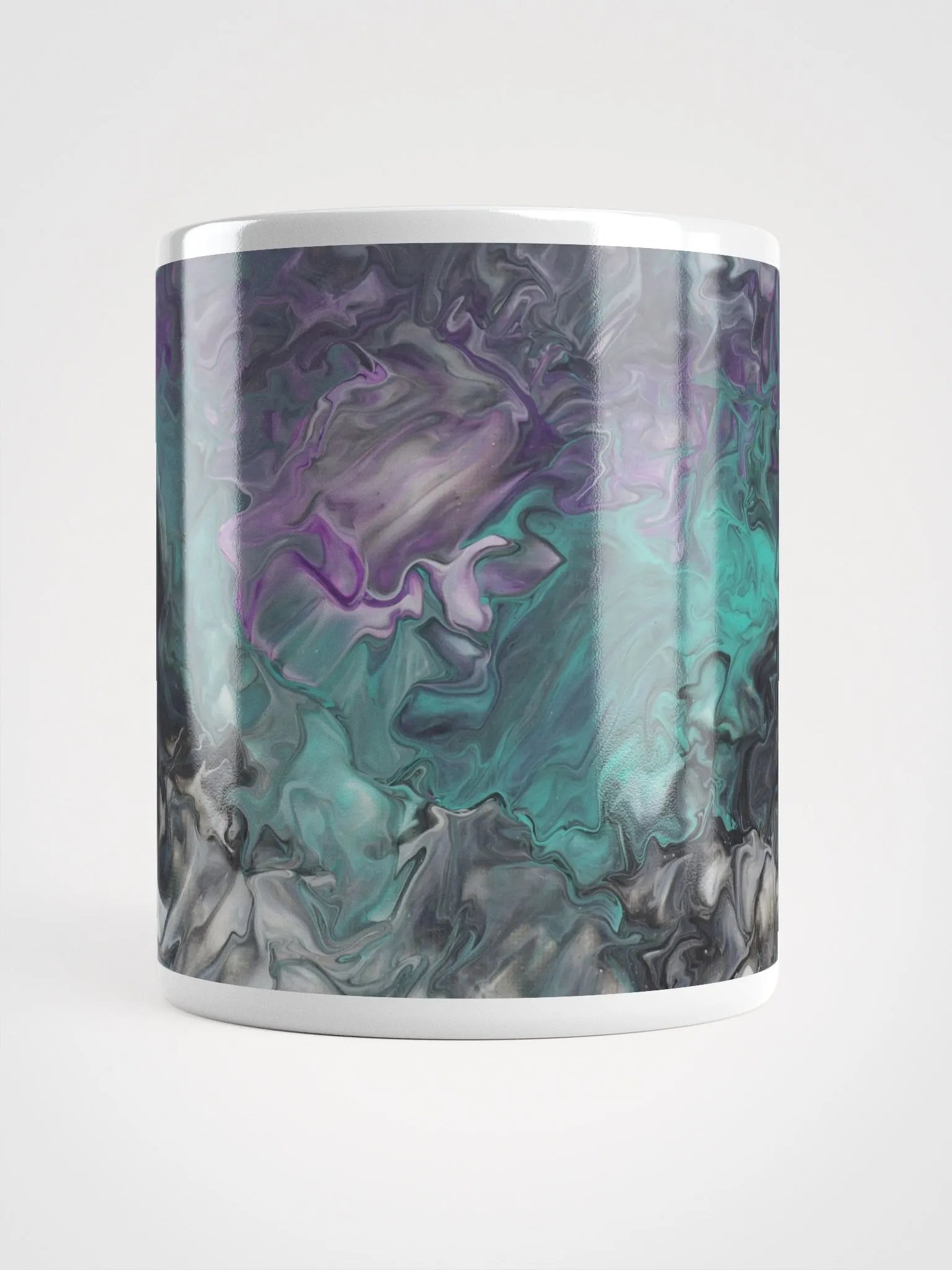 Acrylic Pour Printed White Glossy Mug - Original FCCA Design product image (5)