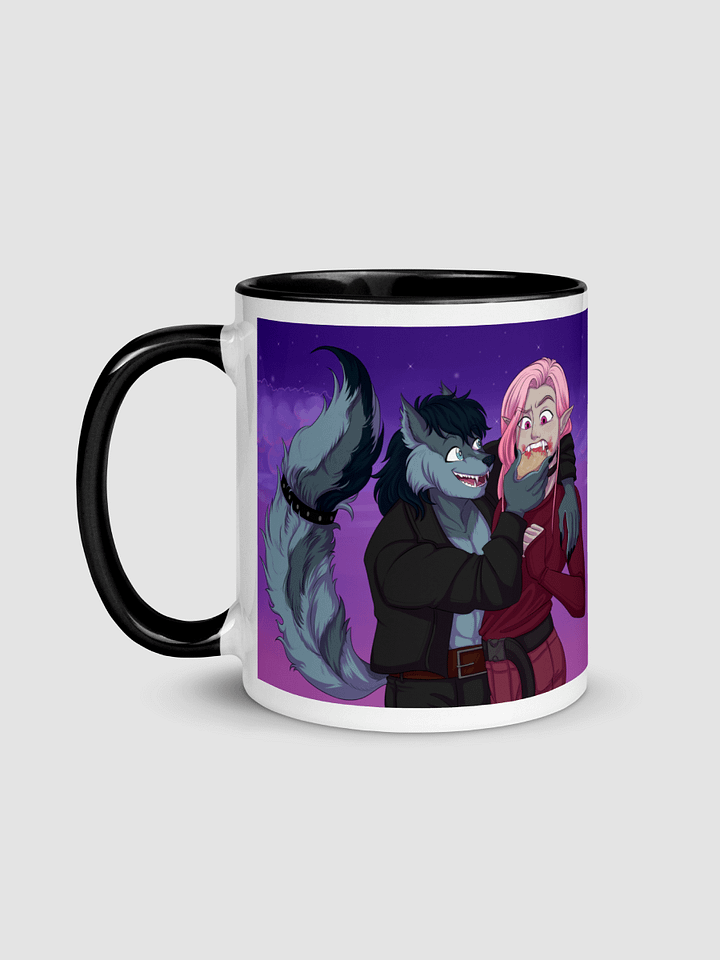 Harry The Donut Sucker Ceramic Mug with Color Inside product image (1)