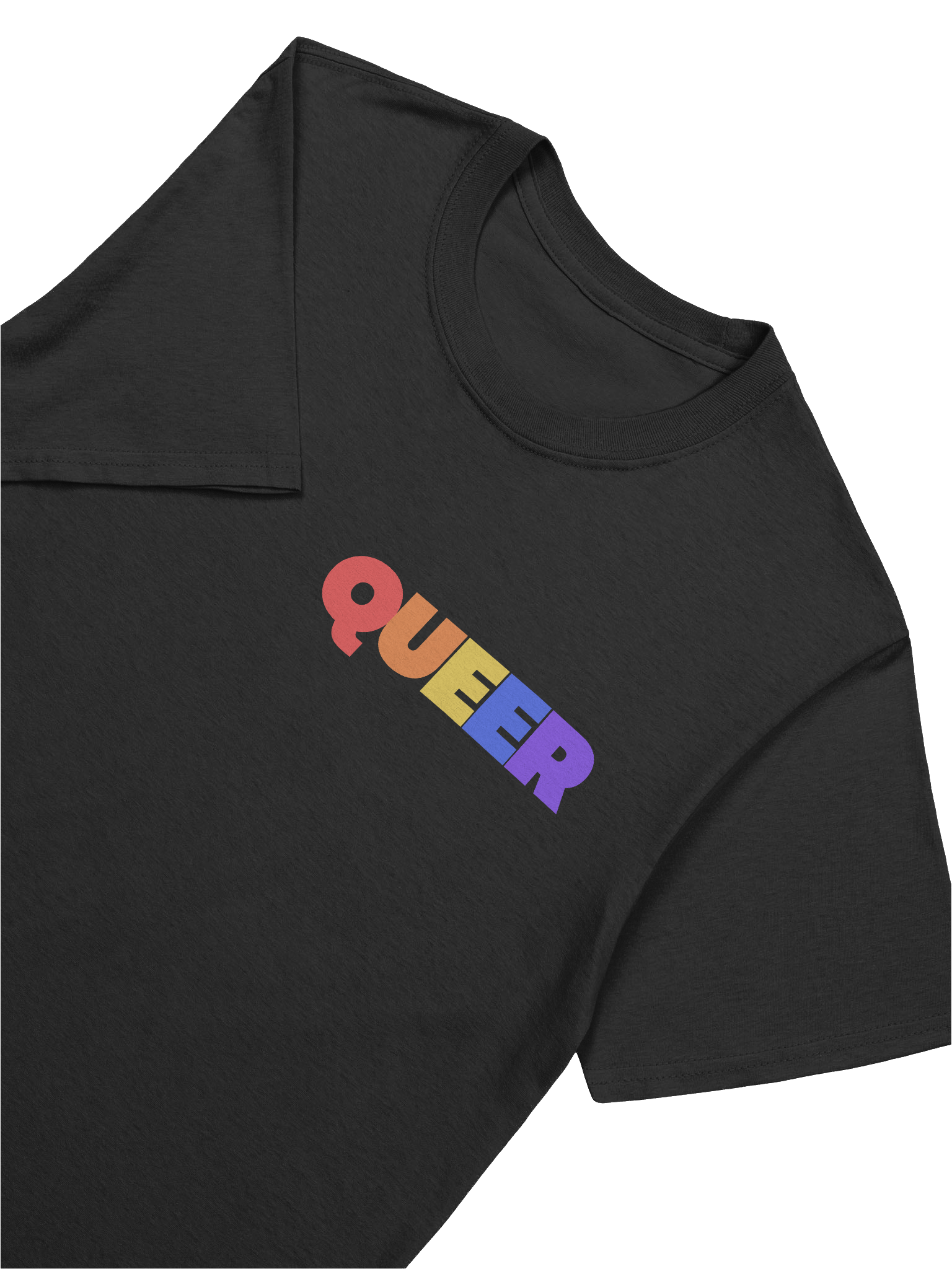 Queer text t-shirt product image (7)