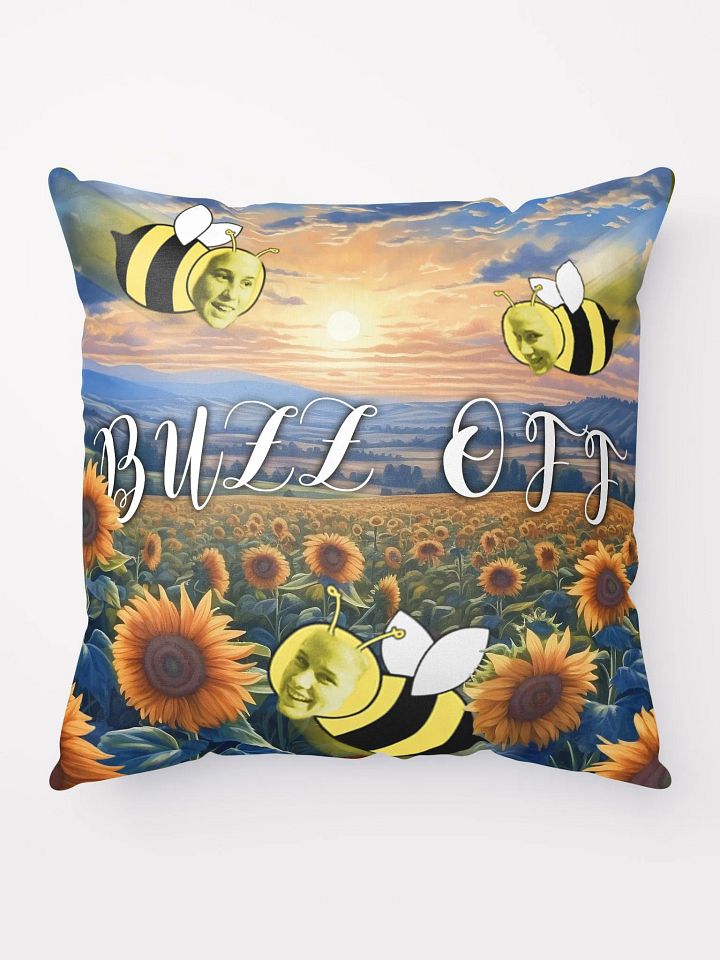Buzz Off Bees — Plush Pillow product image (1)