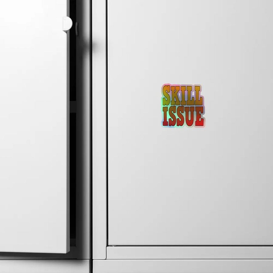 Skill Issue Holographic Sticker Set product image (6)