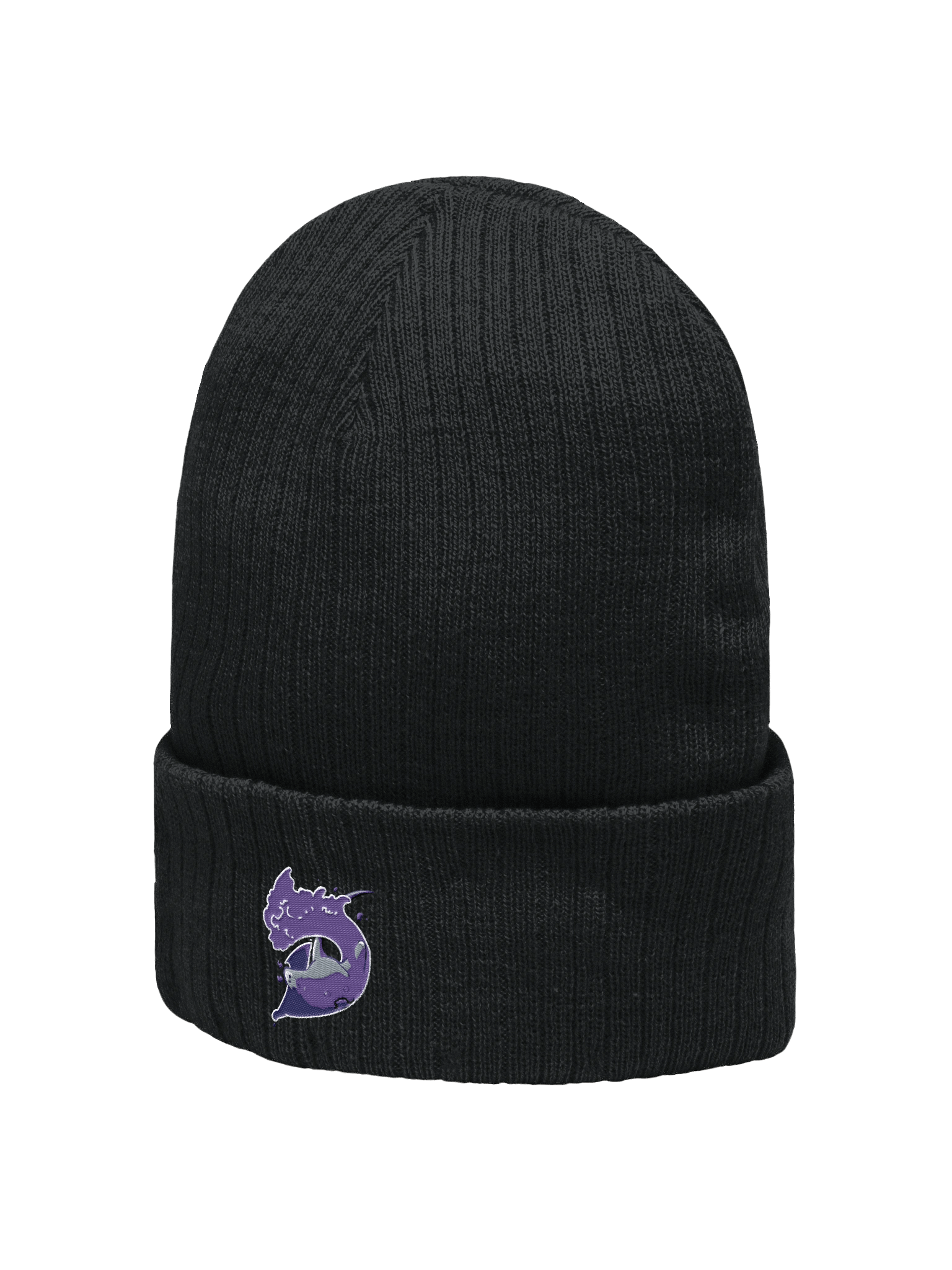 Whimsical Stingray Dreams Ribbed Beanie product image (9)