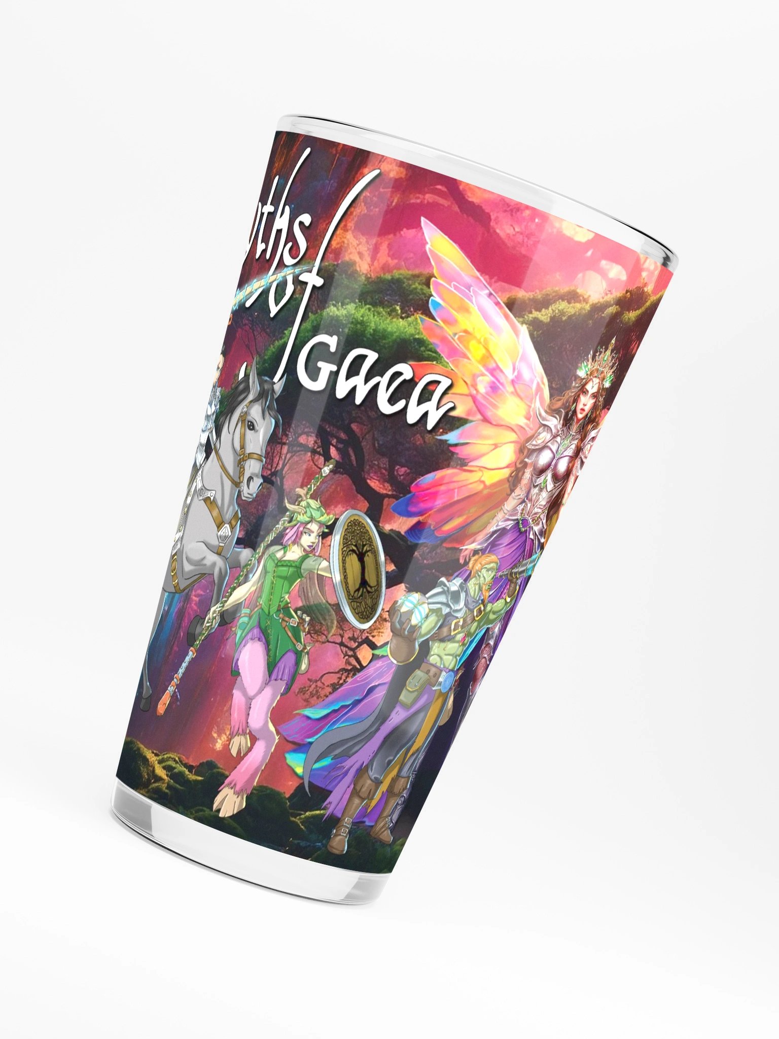 Myths of Gaea | Shaker Pint Glass product image (6)