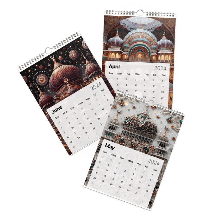Indian themed calendar product image (2)