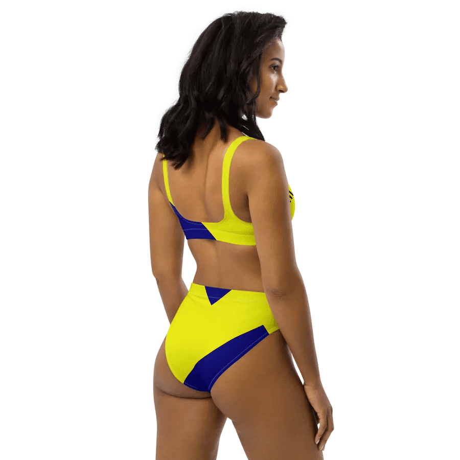 Golden Wave High Waisted Bikini Set product image (6)