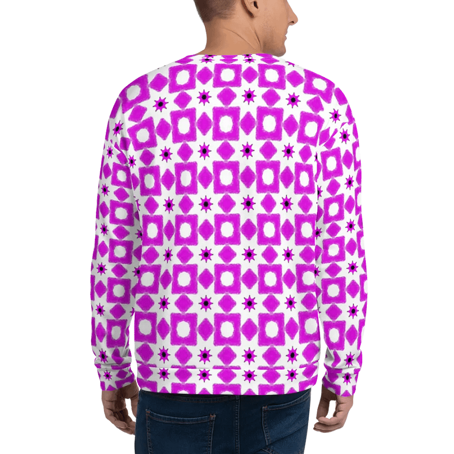 Abstract Fun Pattern Unisex All Over Print Sweatshirt product image (5)
