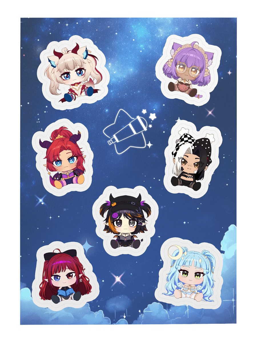 StarGazer Group Sticker Sheet product image (3)