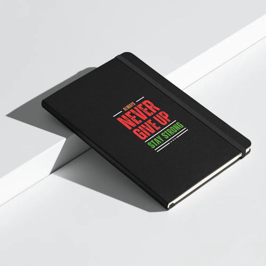 Motivational Message Hardcover Notebook product image (14)
