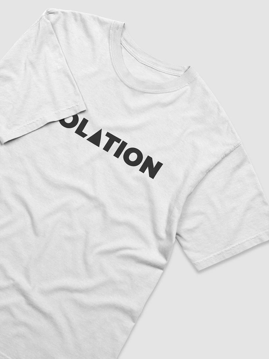 ISOL▲TION — 2024 TEXT — HEAVYWEIGHT T-SHIRT — B&W product image (4)