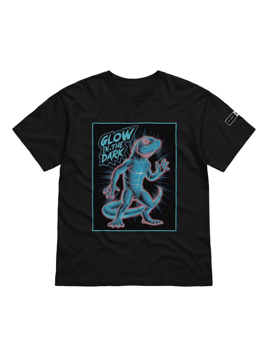 "GLOW IN THE DARK" 100% cotton T-shirt product image (1)