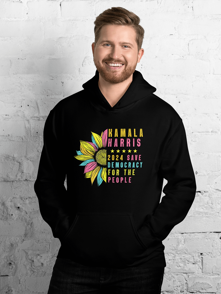 KAMALA DEMOCRACY UNISEX HOODIE product image (2)