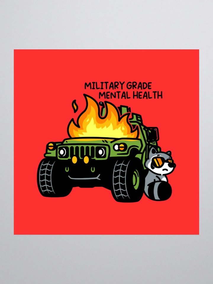 Military Grade Mental Health Sticker product image (1)