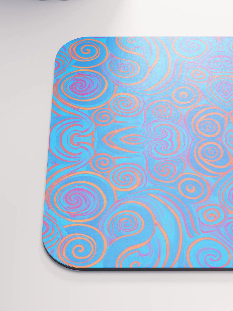 Funky Blue Dreams Liquid Tie-Dye Classic Mouse Pad product image (7)