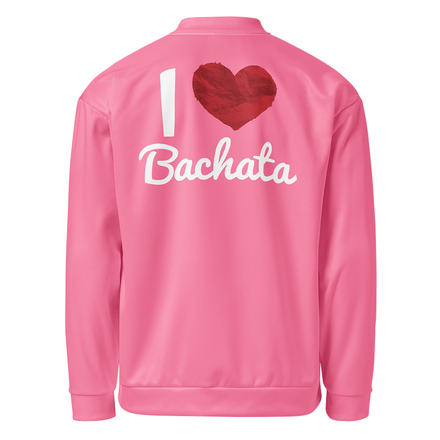 I Love Bachata - Chamarra Bomber All-Over Print Pink product image (3)