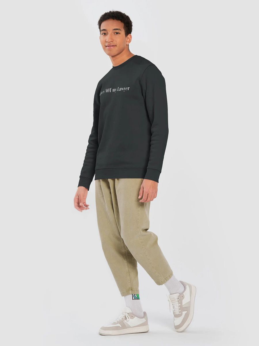 Kim Is Not My Lawyer Unisex Eco Sweatshirt product image (9)