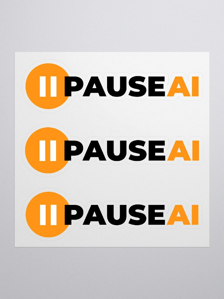 PauseAI stickers product image (1)