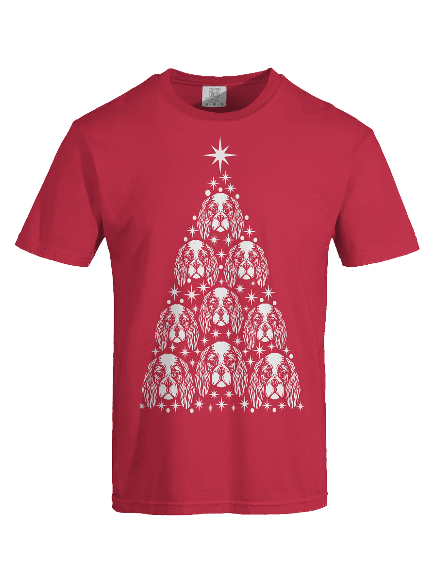 Cavalier King Charles Spaniel Christmas Tree T-Shirt product image (37)