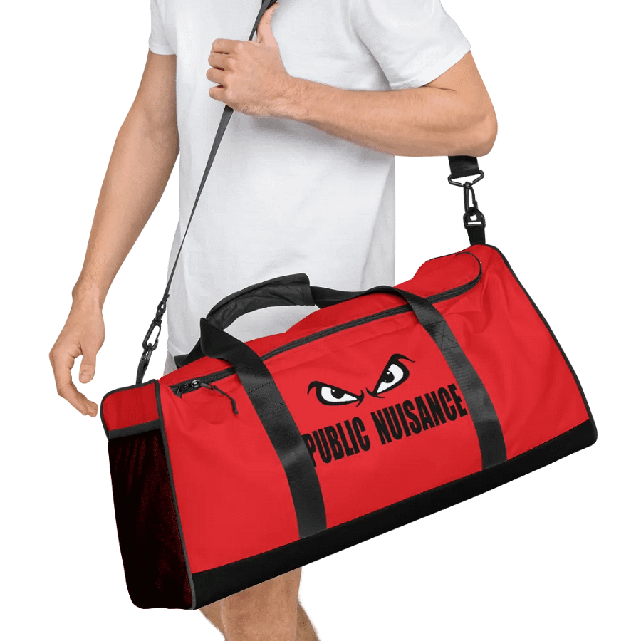 Public Nuisance: Red Duffle Bag product image (8)