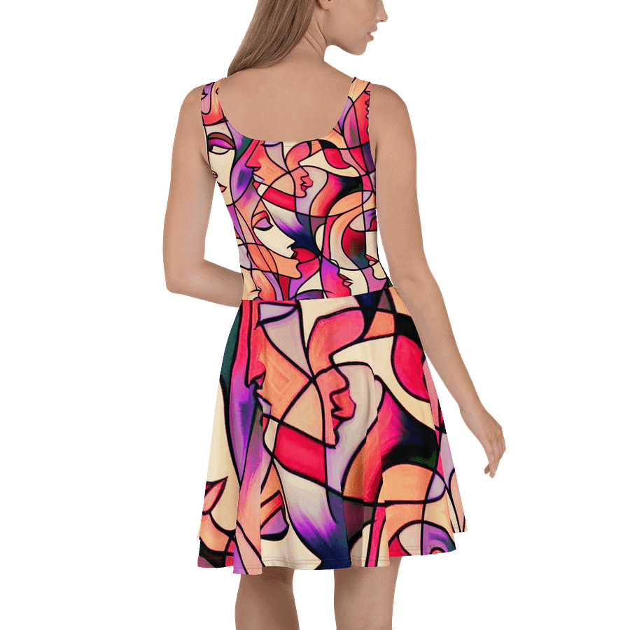Womеns Faces Skater Dress product image (4)