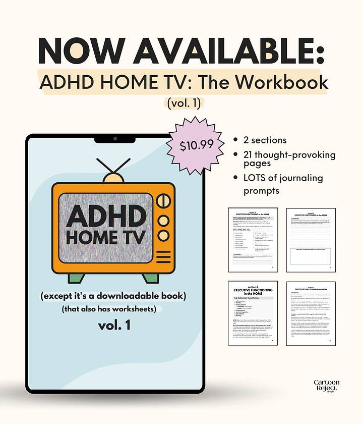 ADHD HOME TV: The Workbook product image (1)