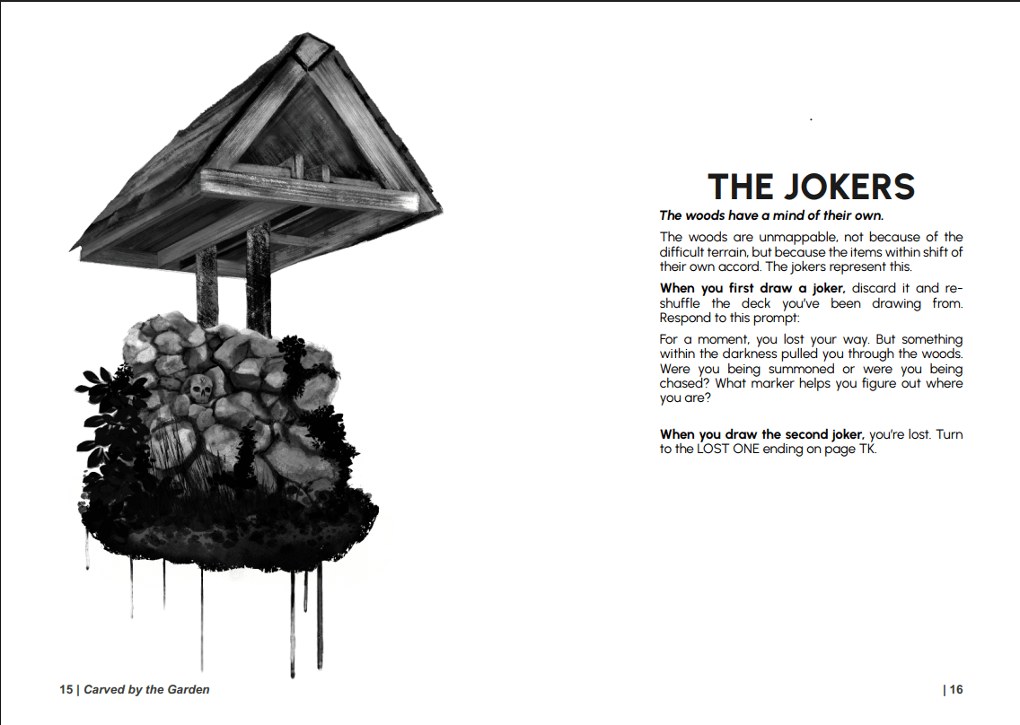 Carved by the Garden: a solo folk horror tabletop RPG product image (4)