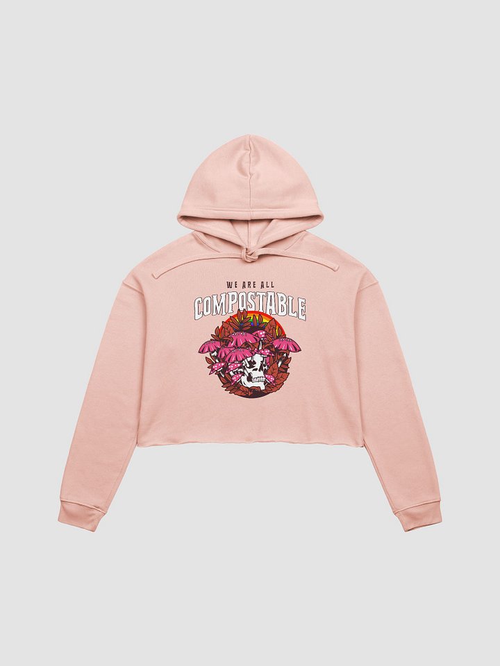Future Compost fleece crop hoodie product image (10)