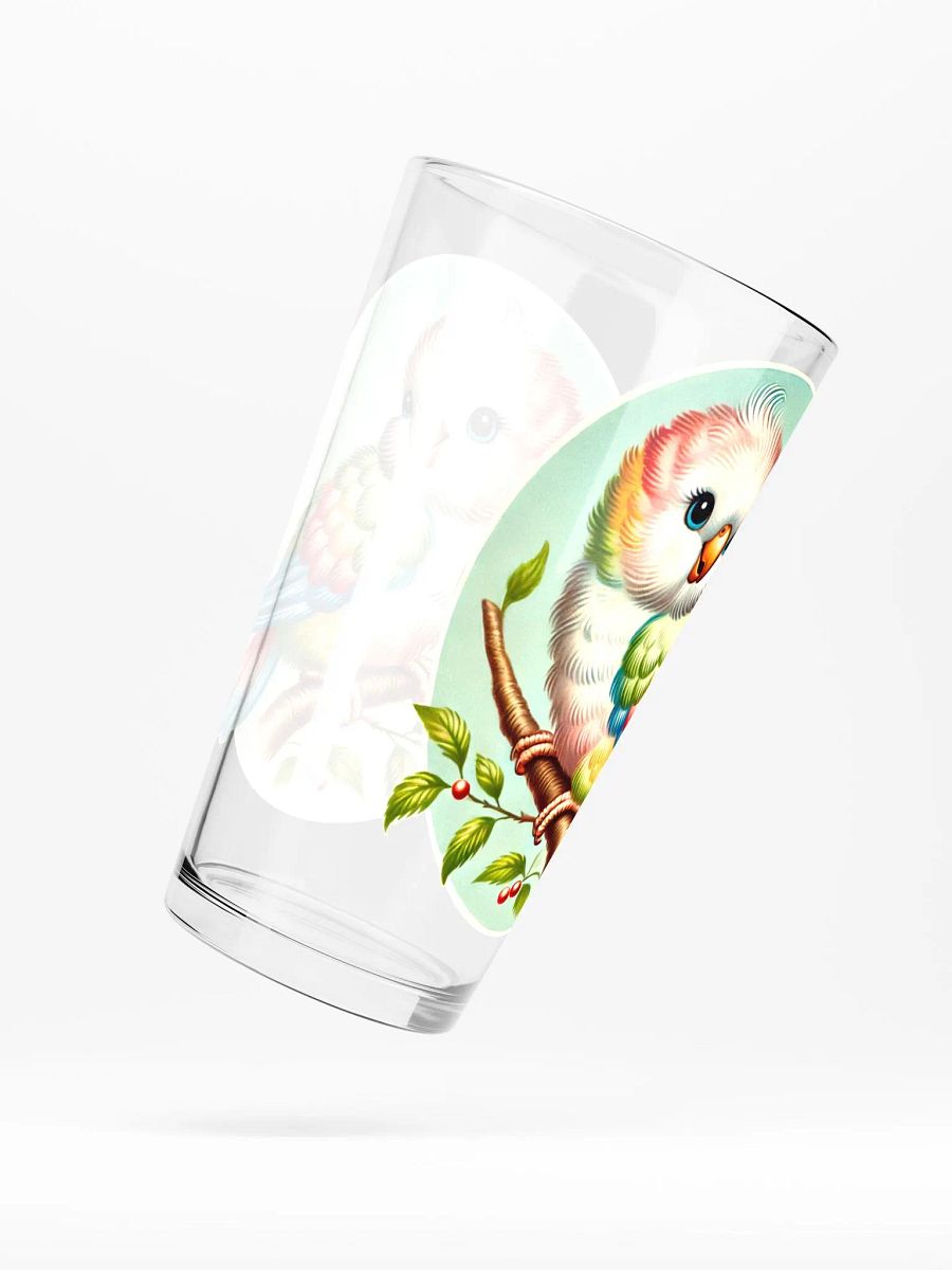 Colorful Baby Bird 16 oz Glass - Retro Glassware product image (5)