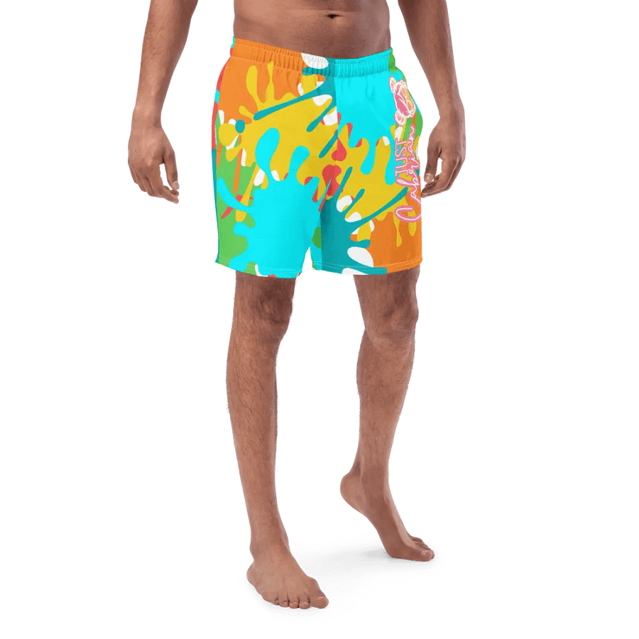 JustCabrian Splat! Print Swim Trunks product image (3)