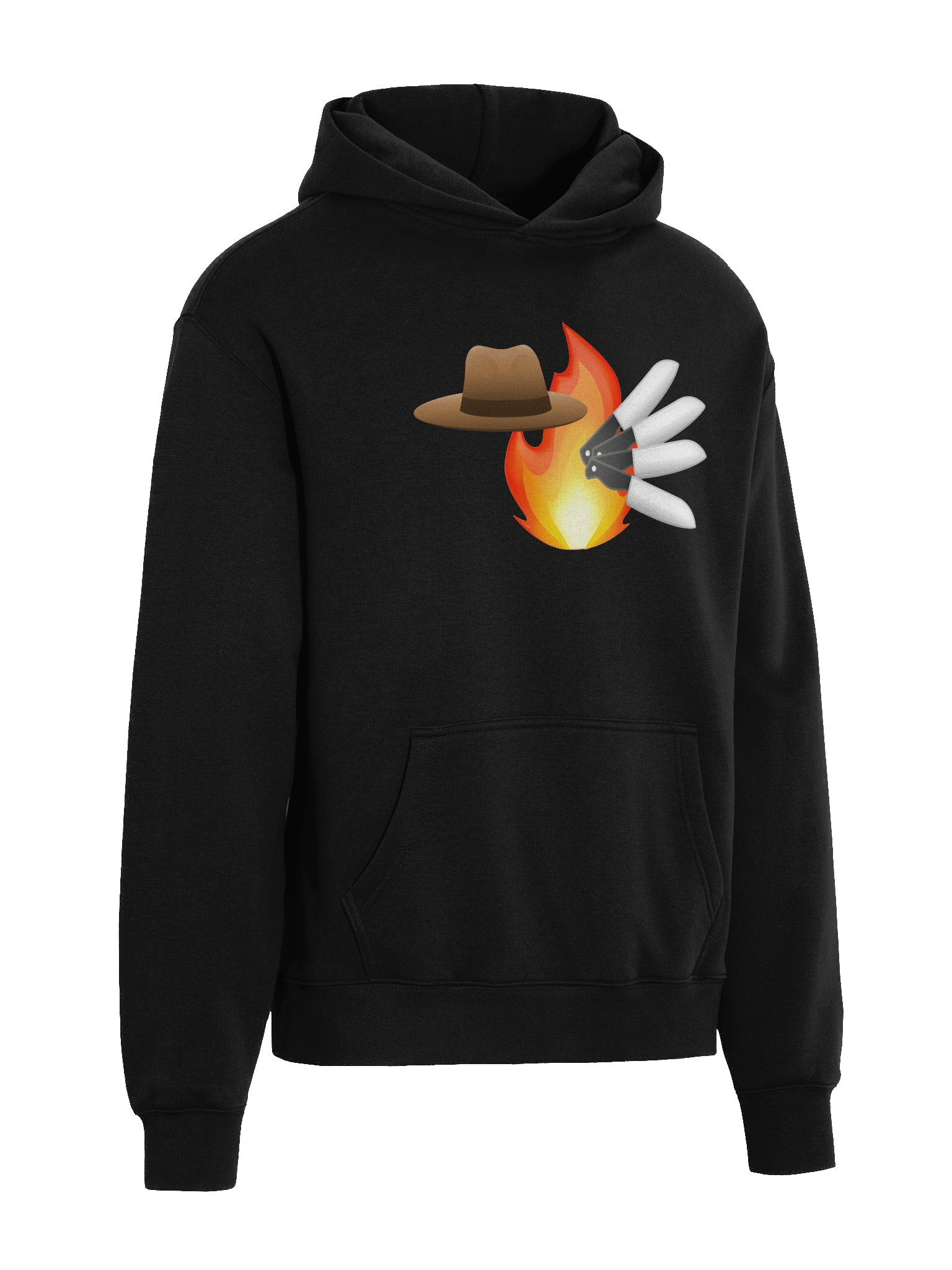 Scarymoji Hot Stabby Hat Hoodie product image (4)