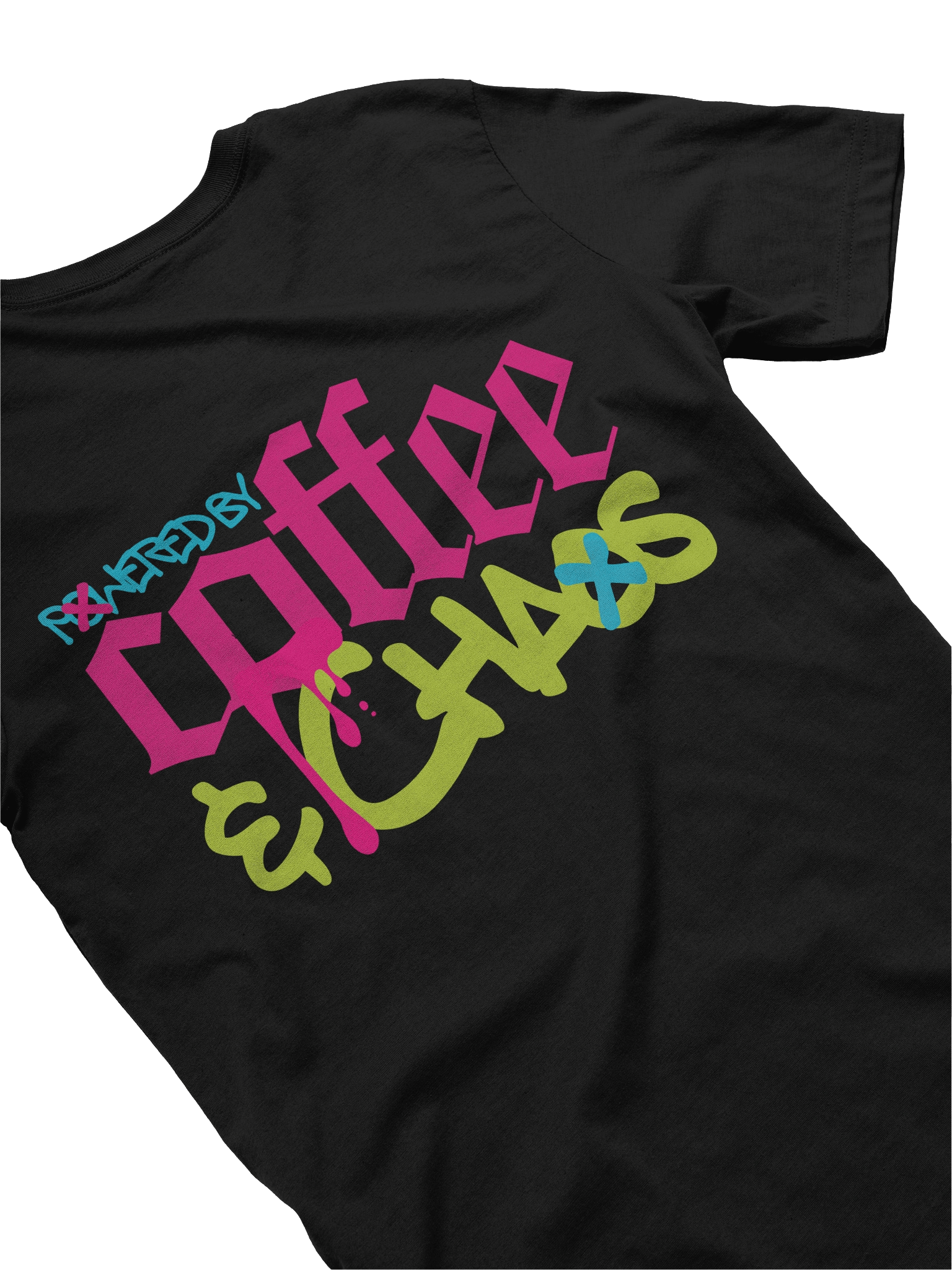 Powered by Coffee & Chaos Streetwear T-Shirt product image (4)