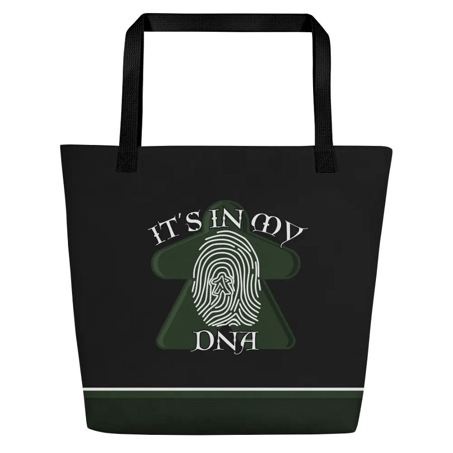 Meeple DNA Fingerprint Shoulder Tote Bag for Board Gamers product image (2)