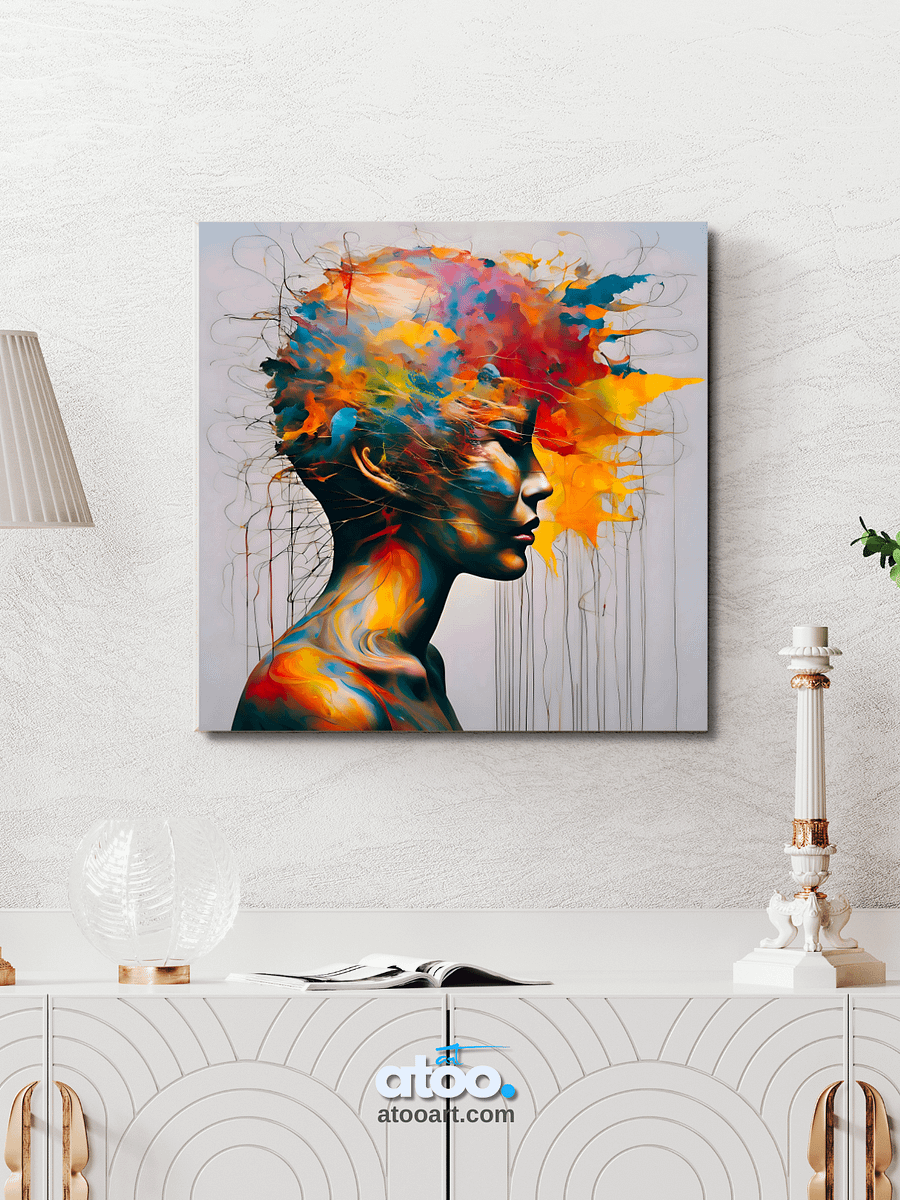 Understanding Women | Filtering Beauty | Canvas Artistic Painting product image (3)