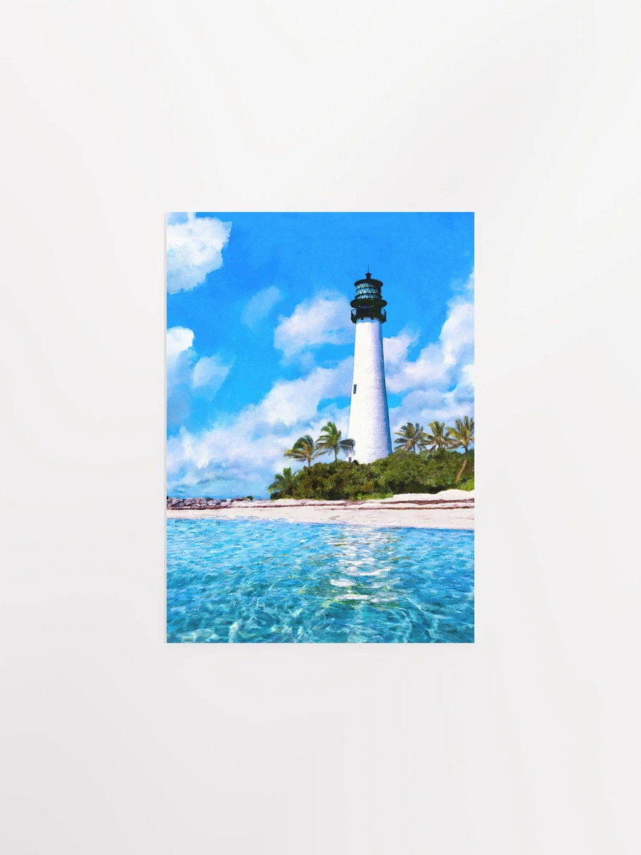 Cape Florida Lighthouse Matte Poster product image (6)