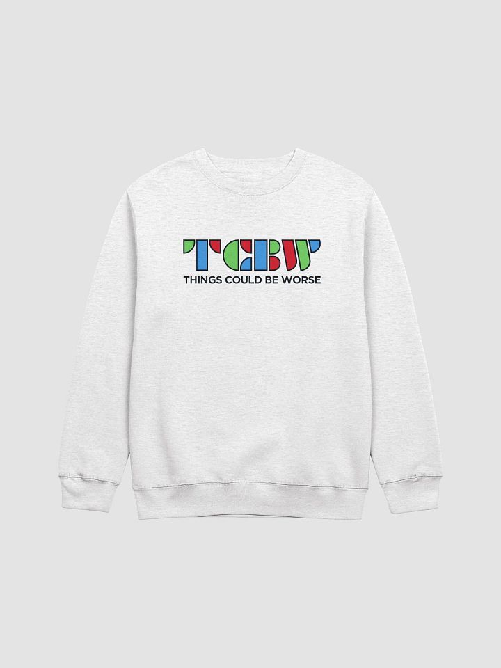 TCBW Color Logo Oatmeal Heather Crewneck Sweater product image (1)