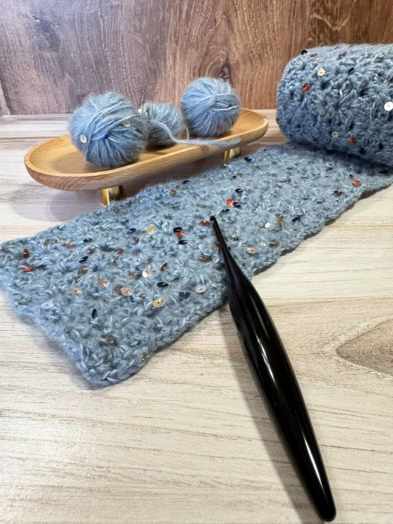 Echo Crochet Scarf product image (1)