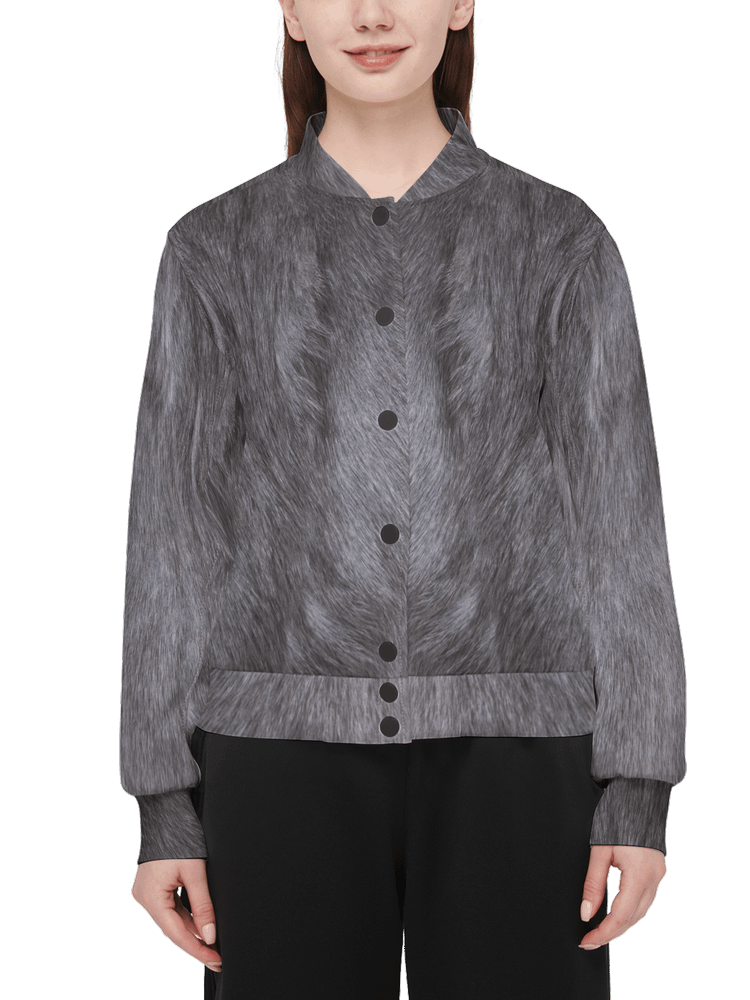 Russian Blue (Grey) Cat Premium Bomber Jacket (Unisex) product image (6)