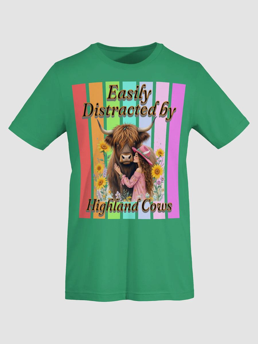 Easily Distracted By Highland Cows T-Shirt product image (29)