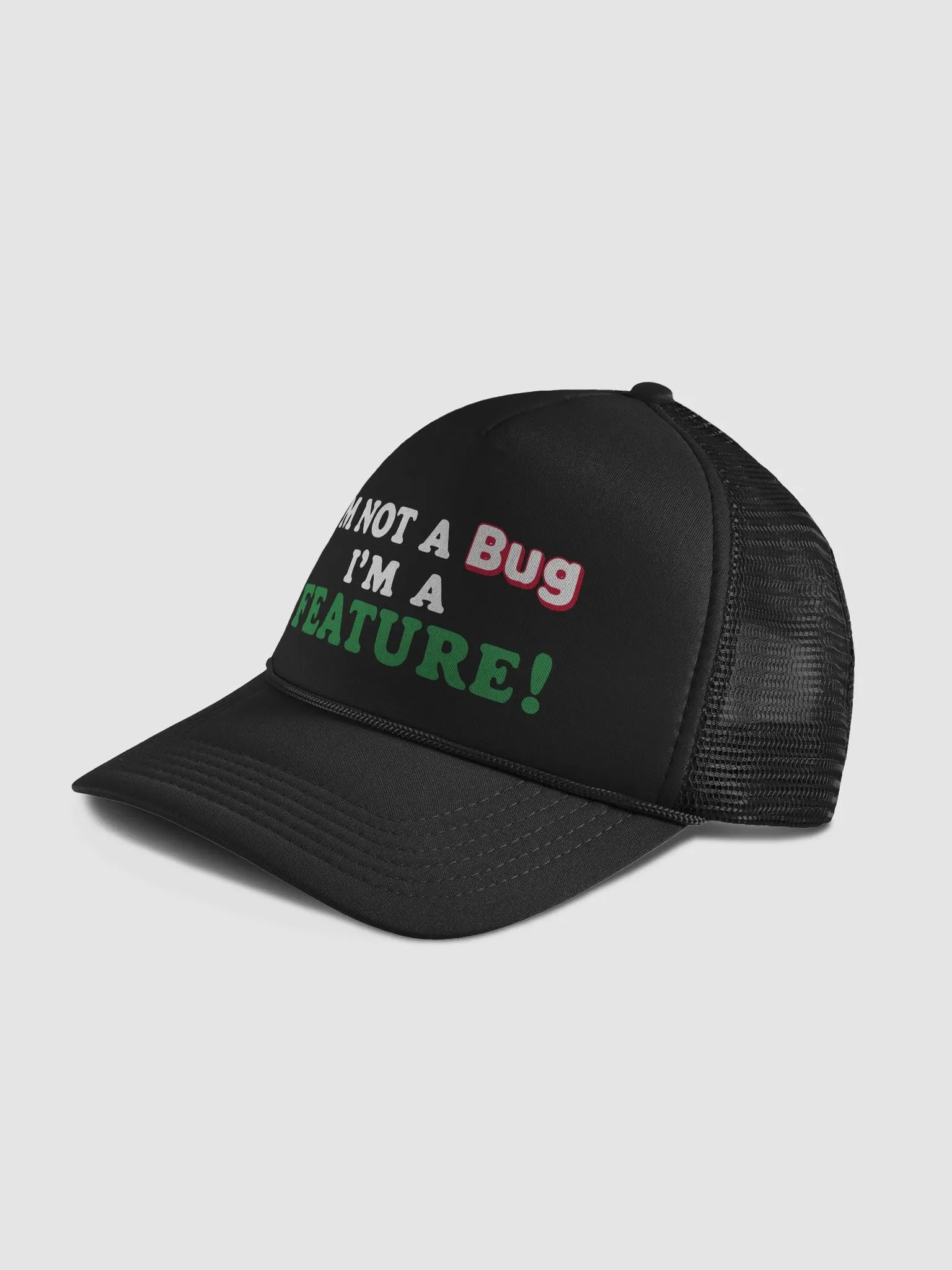 Feature-Driven Trucker Hat: Own Your Code with Style!