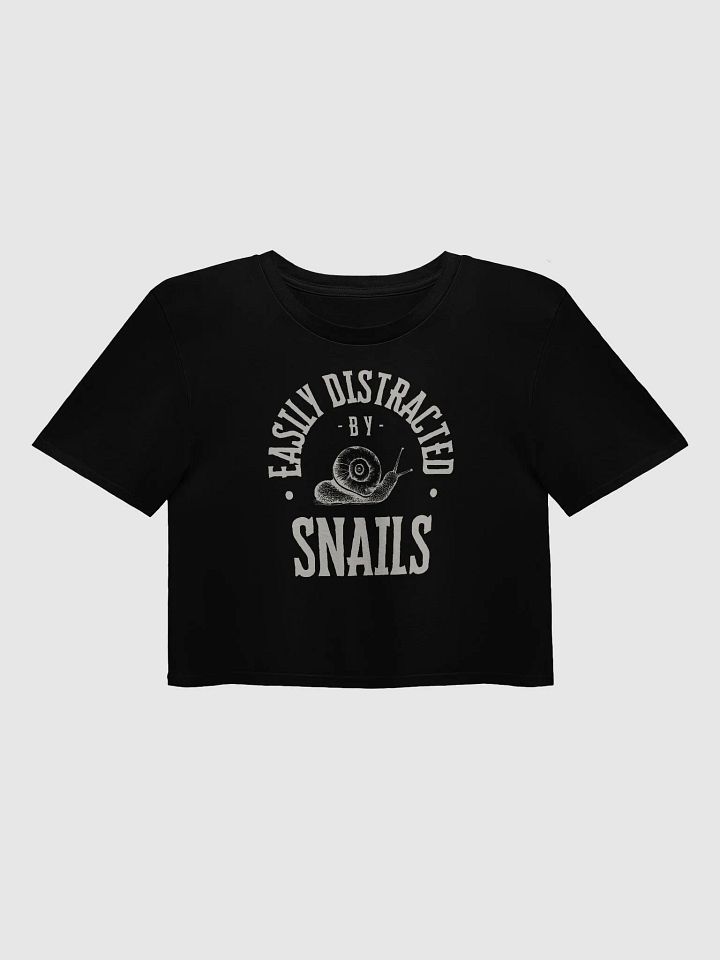 Easily Distracted by Snails Premium Crop Top product image (1)
