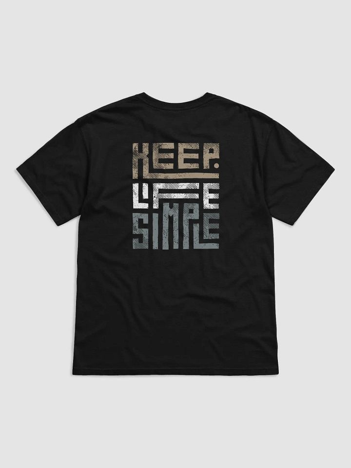 Keep Life Simple organic cotton t-shirt product image (7)