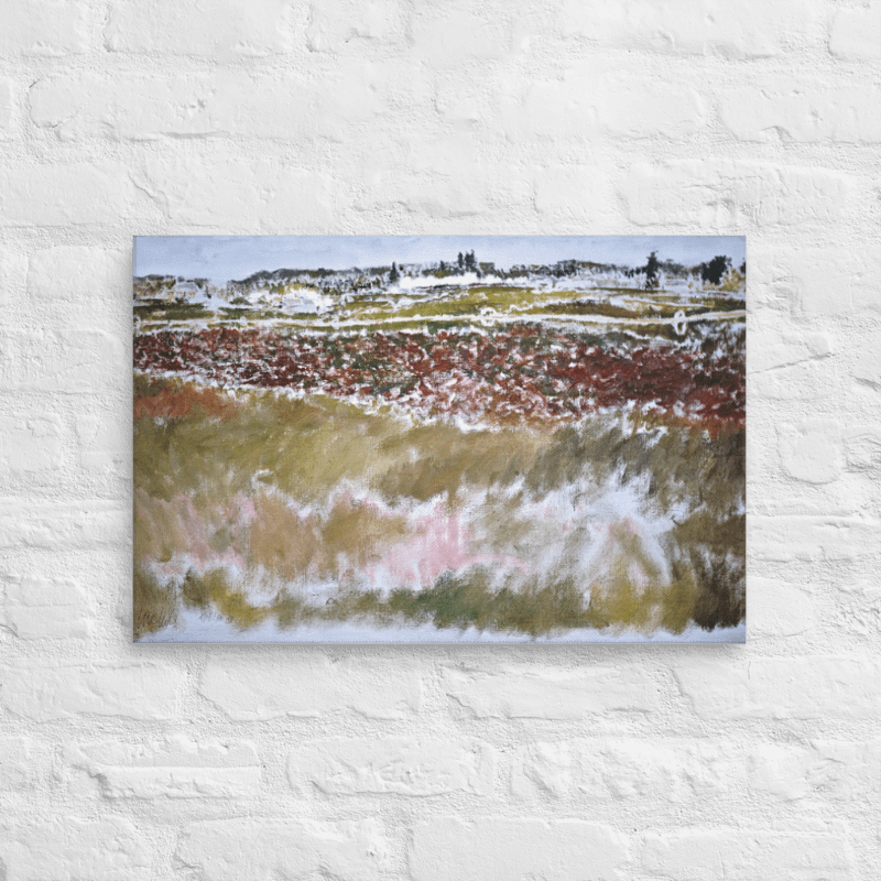 Charlie Isom's Farm (1988) on canvas ("16 x 24") product image (2)
