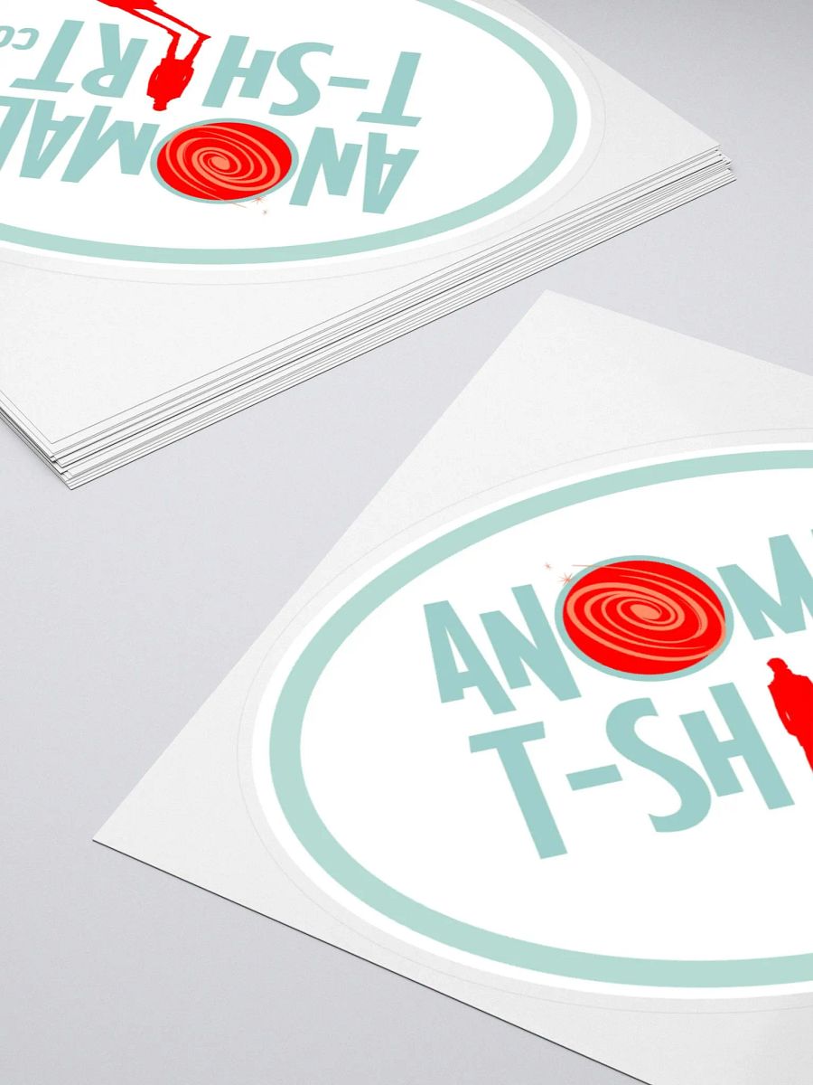 Oval Anomaly Stranger Logo Kiss Cut Stickers product image (4)