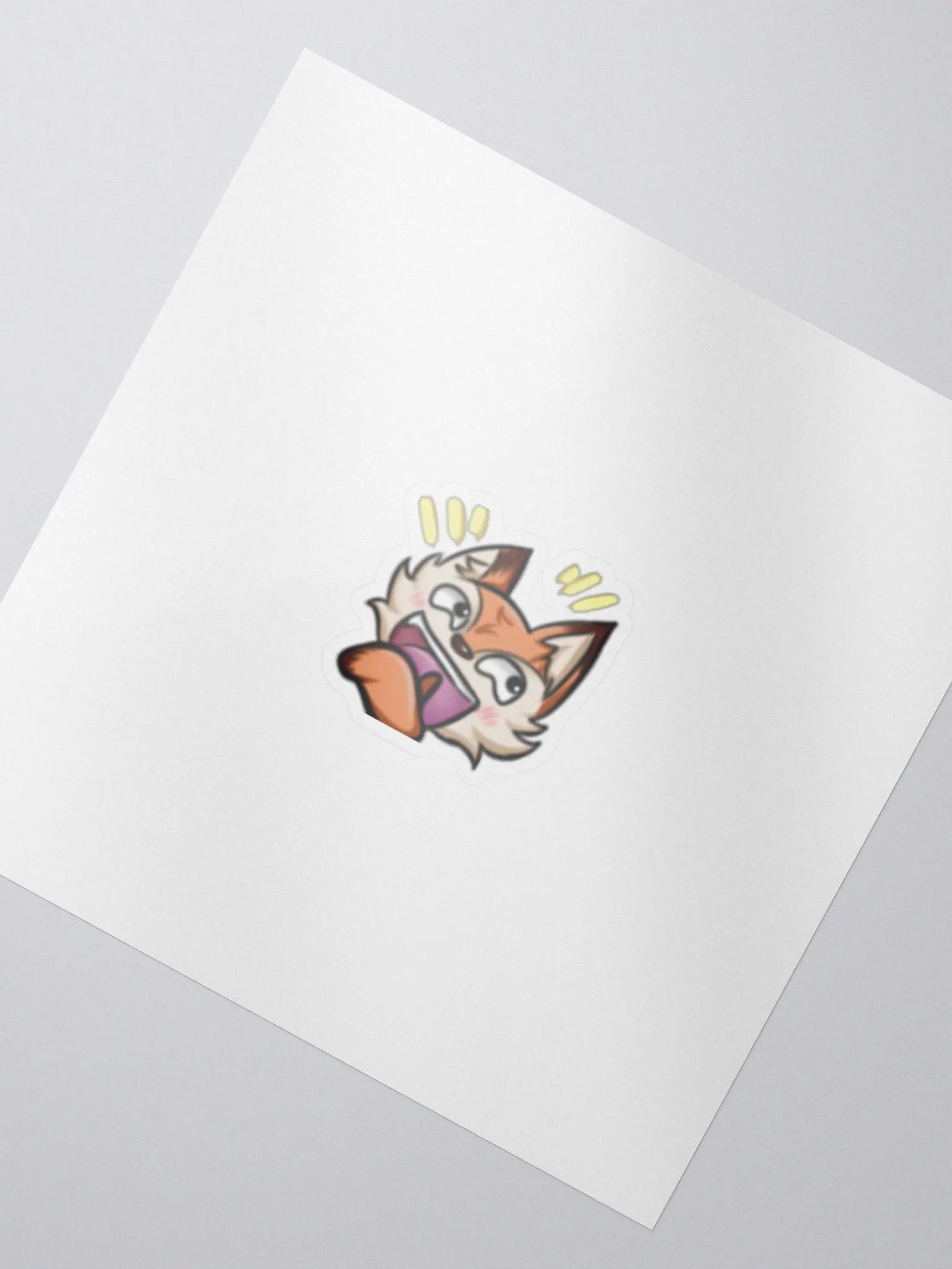 Foxxy LUL Emote Sticker 1.5